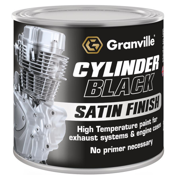 Granville Cylinder Black High Temperature Paint Satin Granville Cylinder Black High Temperature Paint Satin