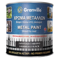 Granville Direct to Rust Hammered Metal Paint Black
