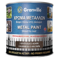 Granville Direct to Rust Hammered Metal Paint Brown
