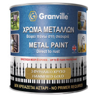 Granville Direct to Rust Hammered Metal Paint Gold