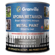 Granville Direct to Rust Hammered Metal Paint Grey