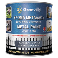 Granville Direct to Rust Smooth Metal Paint Charcoal