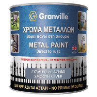 Granville Direct to Rust Smooth Metal Paint Silver