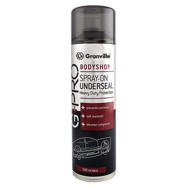 Granville G+Pro Spray On Underseal 500ml Aerosol Granville G+Pro Spray On Underseal 500ml Aerosol