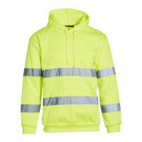 Blackrock Hi-Vis Hooded Sweatshirt Yellow