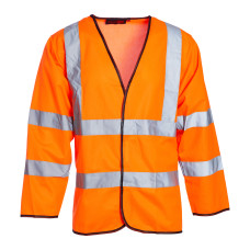 Blackrock Hi-Vis Long Sleeve Waistcoat - Orange
