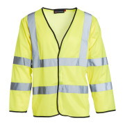 Blackrock Hi-Vis Long Sleeve Waistcoat - Yellow