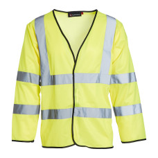 Blackrock Hi-Vis Long Sleeve Waistcoat - Yellow