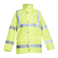 Blackrock Hi-Vis Rain Jacket with Lining  - Yellow