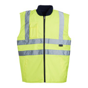 Blackrock Hi-Vis Reversible Bodywarmer - Yellow