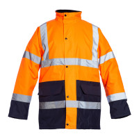 Blackrock Hi-Vis Two Tone Coat - Orange/Navy