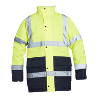 Blackrock Hi-Vis Two Tone Coat - Yellow/Navy