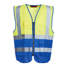 Blackrock Premium Hi-Vis Waistcoat - Yellow/Blue