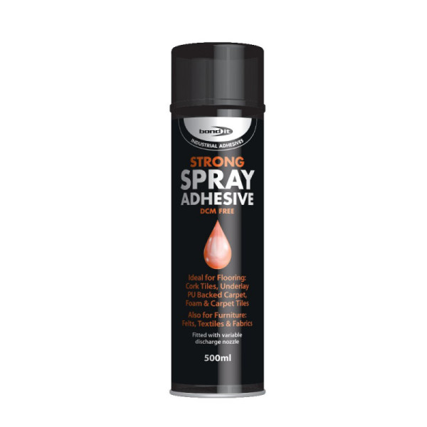 Bond It Strong Aerosol Spray Adhesive 500ml Bond It Strong Aerosol Spray Adhesive 500ml