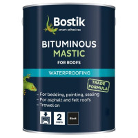 Bostik Bituminous Mastic for Roofs 1 Litre