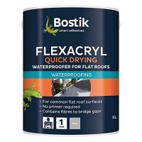 Bostik Flexacryl Quick-Drying Roof Repair Compound 5L Grey