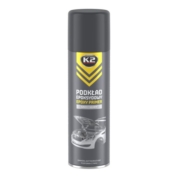 K2 Epoxy Primer Grey 500ml Aerosol K2 Epoxy Primer Grey 500ml Aerosol