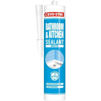 Evo-Stik Bathroom and Kitchen Sealant White C20 Cartridge