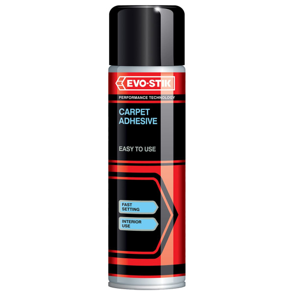 Evo-Stik Fast Setting Carpet Adhesive Spray 500ml Evo-Stik Fast Setting Carpet Adhesive Spray 500ml
