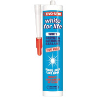 Evo-Stik White/Clear for Life Shower & Bathroom Sealant