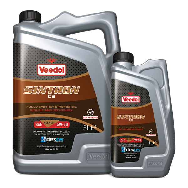 Veedol Fully Synthetic Motor Oil Sintron C3 5W/30 Veedol Fully Synthetic Motor Oil Sintron C3 5W/30