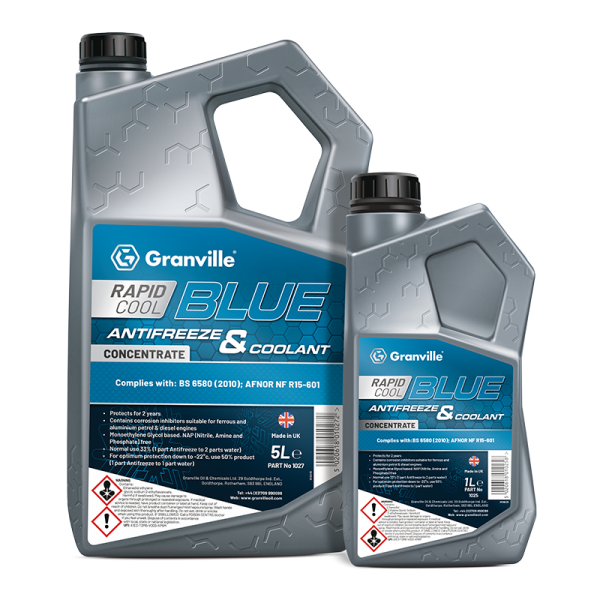 Granville Rapid Cool Blue Antifreeze & Coolant Granville Rapid Cool Blue Antifreeze & Coolant