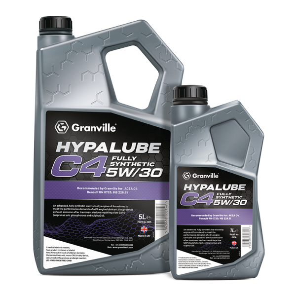 Granville Fully Synthetic Engine Oil Hypalube C4 FS 5W/30 Trade Granville Fully Synthetic Engine Oil Hypalube C4 FS 5W/30 Trade