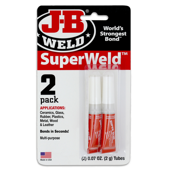 JB Weld SuperWeld 2g Twin Pack Super Glue JB Weld SuperWeld 2g Twin Pack Super Glue