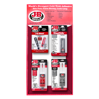 JB Weld Top Sellers Fast Set Adhesives Display