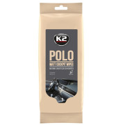 K2 Polo Matt Cockpit Wipes 20x18cm 24pcs