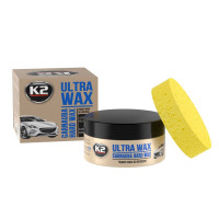 K2 ULTRA WAX Carnauba Hard Wax 250g and Sponge