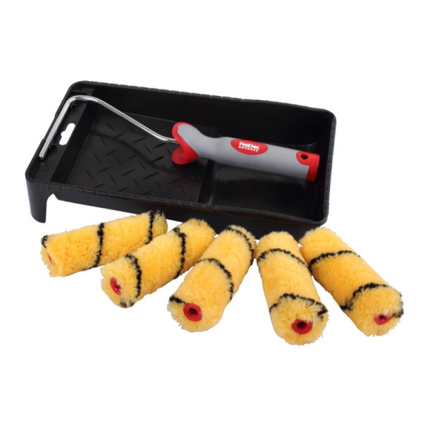 ProDec 5x 4" Medium Pile Mini Roller, Frame & Tray Kit ProDec 5x 4" Medium Pile Mini Roller, Frame & Tray Kit