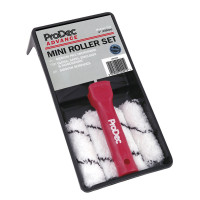 ProDec Advance 4" Medium Pile Microfibre Mini Roller, Frame & Tray Kit