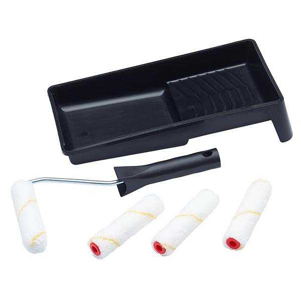 ProDec Advance 4" Short Pile Microfibre Mini Roller, Frame & Tray Kit ProDec Advance 4" Short Pile Microfibre Mini Roller, Frame & Tray Kit