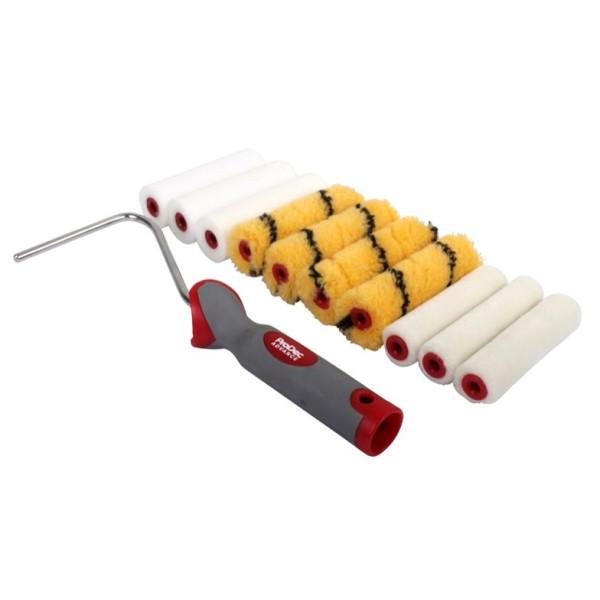 ProDec 10pk 4" Assorted Mini Roller & Frame Set ProDec 10pk 4" Assorted Mini Roller & Frame Set