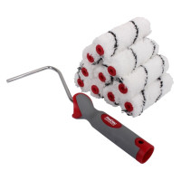 ProDec 10pk 4" Medium Pile Microfibre Mini Roller & Frame Set