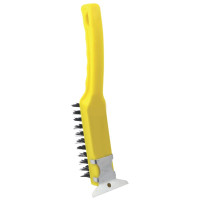 ProDec 11" 4 Row Wire Brush With Scraper