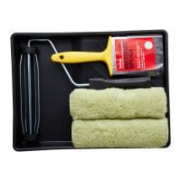 ProDec 9" x 1.5" Twin Masonry Roller, 4" Brush & Tray Kit