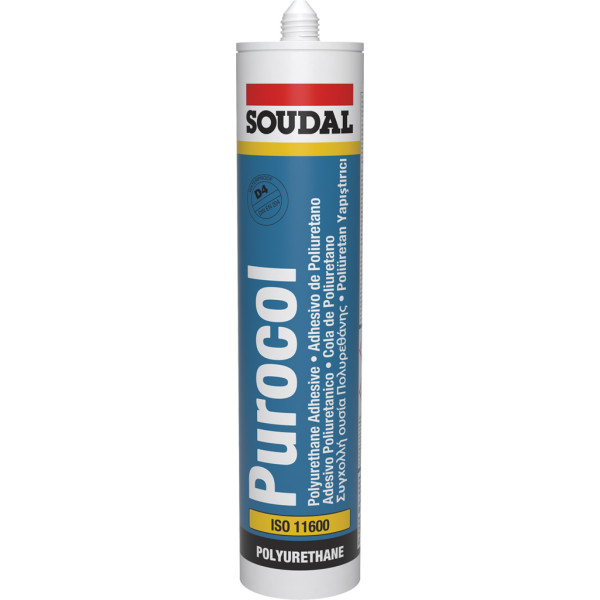 Soudal Purocol PU Construction Adhesive 310ml Soudal Purocol PU Construction Adhesive 310ml