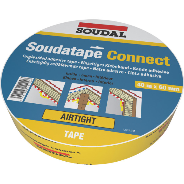 Soudatape Connect 60mm x 40m Yellow Soudatape Connect 60mm x 40m Yellow