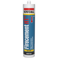 Soudal Firecement HT Black 300ml