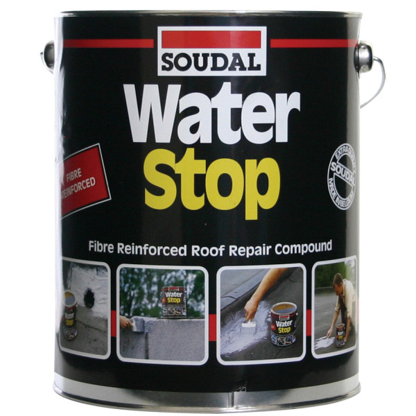 Soudal Water Stop Waterproof Coating 4kg Grey Soudal Water Stop Waterproof Coating 4kg Grey
