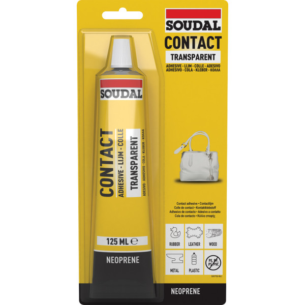 Soudal 47A Transparent Contact Adhesive Soudal 47A Transparent Contact Adhesive