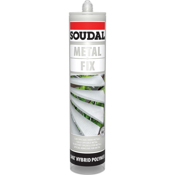 Soudal Metal Fix HP Adhesive 290ml Grey Soudal Metal Fix HP Adhesive 290ml Grey