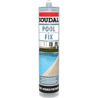 Soudal Pool Fix HP Adhesive 290ml Clear