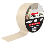 Soudal Decorators Cream 7-Day Masking Tape 50m