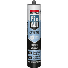 Soudal Fix All Crystal Hybrid Polymer Sealant Adhesive