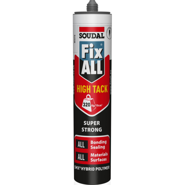 Soudal Fix All High Tack Hybrid Polymer Sealant Adhesive Soudal Fix All High Tack Hybrid Polymer Sealant Adhesive