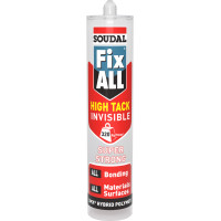 Soudal Fix All High Tack Invisible Sealant Adhesive 290ml