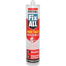 Soudal Fix All High Tack Invisible Sealant Adhesive 290ml